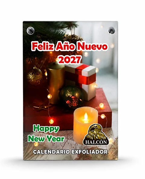 Calendario exfoliador